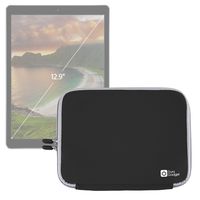 DURAGADGET Apple iPad Pro Case - Premium Quality Water & Impact-Resistant 'Travel' Case in Black Neoprene - Suitable for Use with The Apple iPad Pro 12.9" (Nov 2015)