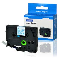 SuperInk 1 Pack Compatible for Brother TZe-FA3 TZe FA3 TZ-FA3 TZFA3 Navy Blue on White Fabric Iron-on Tape Cassette (12mmx3m) for P-Touch PT-P750W PT-P700 PT-D210 PT-D600 Label Maker