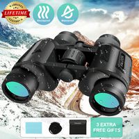 Binoculars For Adults Compact 10x40 High Powered Waterproof Durable Binocular For Outdoors Bird Watching Hunting Traveling With Strap Carrying Bag