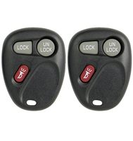 Keyless2Go Keyless Entry Car Key Replacement for Vehicles That Use 3 Button 15732803 KOBUT1BT - 2 Pack