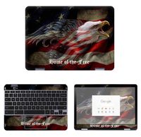 decalrus - Protective Decal Patriotic Skin Sticker for Samsung Chromebook Plus XE521 XE521QAB XE525QBB (12.2" Screen) case Cover wrap SAchrmbk12_XE521-192