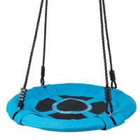 Homde Upgrade Version Flying Saucer Swing Anti-Fade Tree Swing Set Outdoor Indoor Swings with Adjustable Straps for Kids, Adults and Teens (24 Inch Upgrade Version)