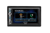 JENSEN CMR322 Double DIN Car Stereo Digital Receiver with 6.2-inch LED Backlit LCD Multimedia Touch Screen Built-In Bluetooth/MP3 & FLAC/USB & microSD