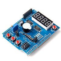 HiLetgo Multi-Function Shield ProtoShield Multi-functional Expansion Board Sensor Shield Module witn Four Digital Display for Arduino