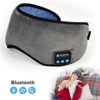 Sleep Headphones, Bluelark Bluetooth Sleep Mask with Headphones for Sleeping - Built-in Speakers and Microphone, Perfect for Travel, Sleeping, Meditation and Insomnia