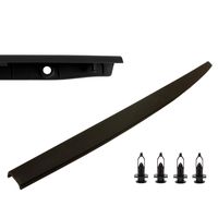 IAMAUTO 20332 Tailgate Cap Molding Protector Cover Spoiler With Retainers For 2007 2008 2009 2010 2011 2012 2013 Toyota Tundra