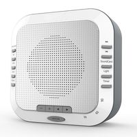 White Noise Machine - Joanne Frazier Sleep Therapy Sound Machine with 5 Soothing Sounds, Timer Option, Nightlight Mode, Memory Card, Idea for Tinnitus Sufferers, Light Sleepers, Infants.