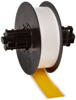 Brady 113194 MiniMark 100' Length x 1.125" Width, B-595 Vinyl, Yellow Indoor/Outdoor Industrial Label Printer Super Tough Tape