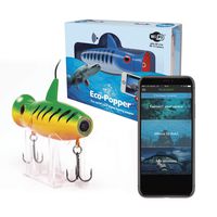 Eco-Popper | World's First Digital Fishing Popper | HD Underwater Camera w/Wireless Charging (Fire Tiger)