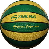 Sterling Green/Gold 16 Panel 28.5 Size 6 Rubber Basketball
