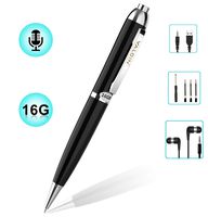 Digital Voice Recorder, ValoinUS Professional 16G Digital Audio Recorder Dictaphone with MP3 Player,One Button for Recording