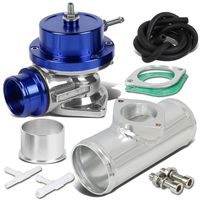 Type-S Style Universal 40mm Turbo Blow Off Valve+2.5 inches Flange Pipe - Blue