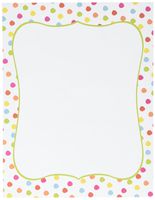 Great Papers! Circus Dots Letterhead, 8.5"x11", 80 Count (2012410)