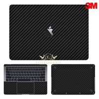 SopiGuard 3M Carbon Black Precision Edge-to-Edge Coverage Vinyl Sticker Skin for Apple MacBook Air 13 Retina (A1932)
