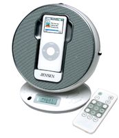Jensen Docking Digital Music System/Alarm Clock for iPod (White)