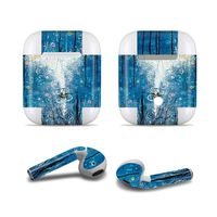 MasiBloom Bluetooth Earphones Decal Sticker for AirPods 2 & 1 with Charging Case (2019/2016 Released) Protective Cover Skin, NOT Compatible with AirPods 2 Wireless Charging Case (Decal- Bubble)