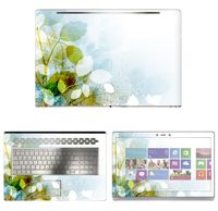 Decalrus - Protective Decal Floral Skin Sticker for HP Envy 17M AE011DX (17.3" Screen) case Cover wrap HPenvy17_ae011dx-95