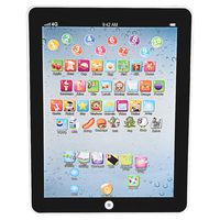 Voberry 7 inch Display Kid Edition Tablet, Touch Type Tablet for Kids, Language Educational Tablets Study, Multi-Functional English Learning Machine, Gifts for Children (Black)