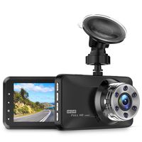 Dash Cam, Amuoc 1080P FHD DVR Car Driving Recorder 3 Inch LCD Screen 170° Wide Angle, G-Sensor, WDR, Parking Monitor, Loop Recording, Motion Detection