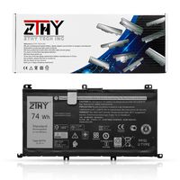 ZTHY New 357F9 Battery Replacement for Dell Inspiron 7000 Dump 15 7566 7567 7557 7559 5576 5577 INS15PD-1548B 1548R 1748B 1748R 2548R 2548B 2748R Series Gaming Laptop 0GFJ6 71JF4 11.1V 74Wh