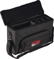 Gator Cases Padded Microphone Carry Bag; Holds (2) Wireless Microphone Systems (GM-2W)