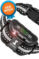 Smart Rechargeable Humane Bark Collar - Anti Barking Dog Collars with Beep Vibration, No Harm Shock, 5 Sensitivity Levels - Adjustable for Large, Medium or Small Dogs - Smart Q9 Bark Control Device
