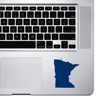 StickAny Palm Series Minnesota MN Sticker for MacBook Pro, Chromebook, and Laptops (Navy)