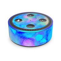 Electrify Ice Blue - Skin Sticker Decal Wrap for Amazon Echo Dot (2nd Generation)