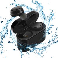 Bluetooth Headphones GULUDED True Wireless Earbuds Sweatproof Bluetooth 4.1 Noise Cancelling in-Ear Gym Headphones with Built-in Microphone and 500mAh Charging Case for Gym,Sports and Running