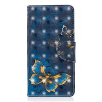 Huawei P20 LITE Flip Case, Cover for Huawei P20 LITE Leather Card Holders Wallet case Extra-Protective Business Kickstand with Free Waterproof-Bag Elegant