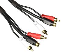 Monoprice 102180 50-Feet S-Video and 50-Feet RCA Audio Cable-Molded