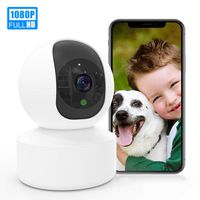 Wireless Cameras for Home Security KXLY 1080p HD WiFi Camera 2-Way Audio Surveillance Camera with Remote Control, Sound Detection and Motion Tracking for Baby/Pet Monitor with iOS&Android