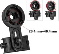Universal Telescope Phone Mount, Binoculars Phone Mount - Universal Phone Adapter for Binoculars Monocular Spotting Scopes Telescopes Microscope