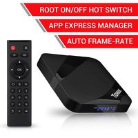Android TV Box 2GB RAM 16GB ROM, Amlogic Quad-Core S905W 64 Bits CPU Smart TV Box,Tanix Android 9.0 4K 3D H.265 TV Box with BT 4.0