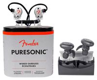 FENDER PureSonic Pearl Wired in-Ear Headphones w/Mic+TRuRock Wireless Earbuds