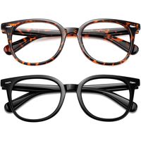 MEETSUN Blue Light Blocking Glasses for Women Men Nerd Eyeglasses Frame,Anti Eye Strain Computer Glasses for Reading Gaming Leopard Tortoise Shell