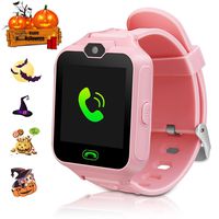 ZOPPRI Kids Smart Watches Phone Watch Girls Boys Birthday Gift for 3-15 Years Old, Pedometer with Phone and Alarm Clock, Games, and Photographic Watches Alarm Function Kids Toys Gift.(Pink)