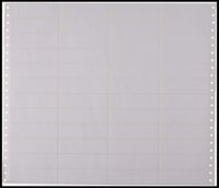 Compulabel Pinfeed Labels Fanfold Permanent Adhesive, 3 1/5" x 9/10", White (140455)