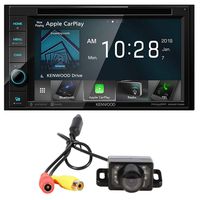 Kenwood DDX5706S 6.2" Car DVD Player Receiver w/Apple Carplay+Bluetooth+Camera