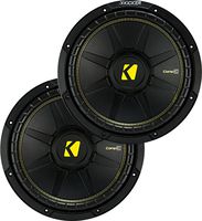 2) KICKER 44CWCD104 CompC 10" 1000w Dual 4-Ohm Car Audio Subwoofers Subs CWCD104