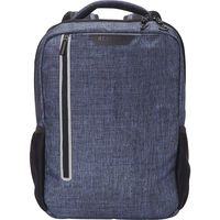 Kenneth Cole Reaction Polyester 15.6" (RFID) Laptop Backpack, Navy Heathered, One Size