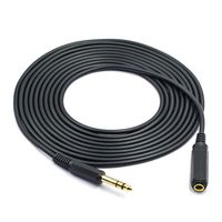 SiYear 6.35mm (1/4 inch) Stereo Male to 6.35mm (Quarter Inch)1/4" Female TRS Jack Audio Cable Stereo Cord, Headphone Extension Cable (15FT/4.5M)
