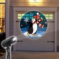 Solayman Tech Holiday LED Penguin Projector