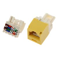 Panduit CJ688TPYL Category-6 8-Wire TP-Style Jack Module, Yellow