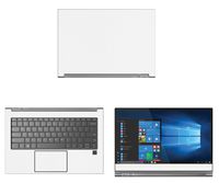 decalrus - Protective Decal for Lenovo Yoga C930 (13.9" Screen) Laptop White Carbon Fiber Skin Skins Decal wrap CFlenovoYoga13_C930White