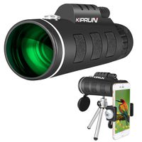 KIPRUN Monocular Telescope,40x60 High Powered Monocular Scope with Phone Adapter and Tripod, Waterproof BAK4 Prism FMC Lens.Single Hand Focus for Outdoor, Bird Watching, Hunting, Camping, Travel.