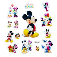 Disbch 3D Stickers for Kids & Toddlers 400+pcs Vinyl Skateboard Guitar Travel Case Sticker Door Laptop Luggage Car Bike Bicycle Stickers (Mickey Mouse)