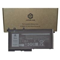 JIAZIJIA 93FTF Laptop Battery Replacement for Dell Latitude 5280 5288 5480 5580 5490 5590 5491 5591 5495 5488 Precision 3520 3530 Series GJKNX 3DDDG D4CMT 083XPC 83XPC 4YFVG DJWGP 0DJWGP 11.4V 51Wh