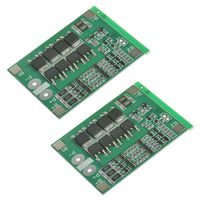 Anmbest 2PCS 3S 11.1V/12V/12.6V 25A 18650 Charger PCB BMS Overcurrent OverCharge Protection Board Li-ion Lithium Battery Charger Lipo Cell Module with Balancer Equalizer