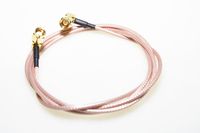 SMAKN 78.8"/2M SMA Right Angle to SMA Right Angle Male Plug Jumper Pigtail Cable